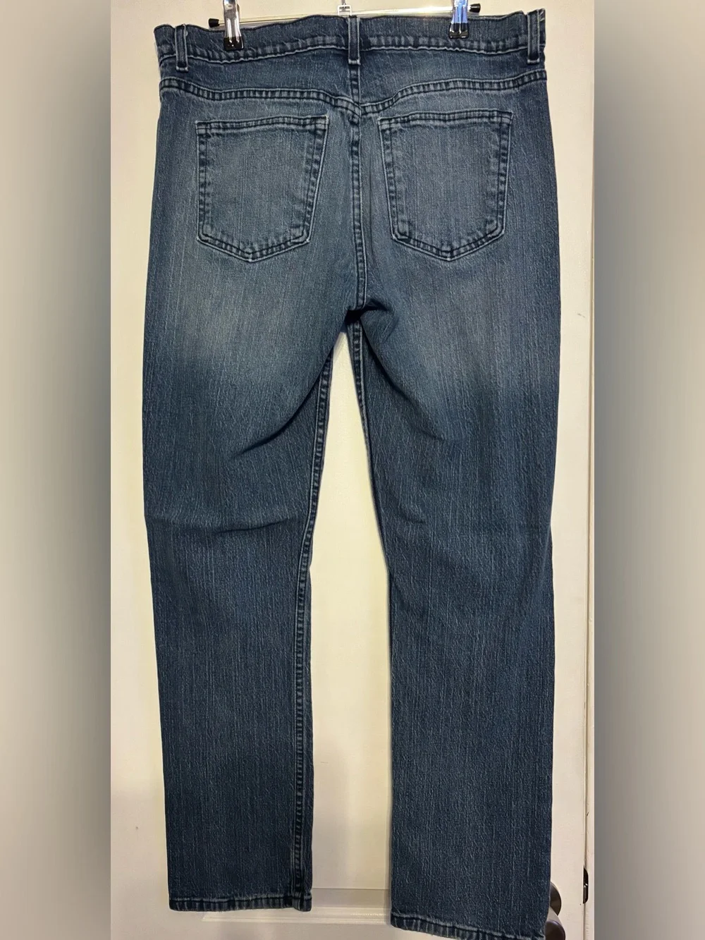 Classic Blue Men’s Straight-Leg Jeans